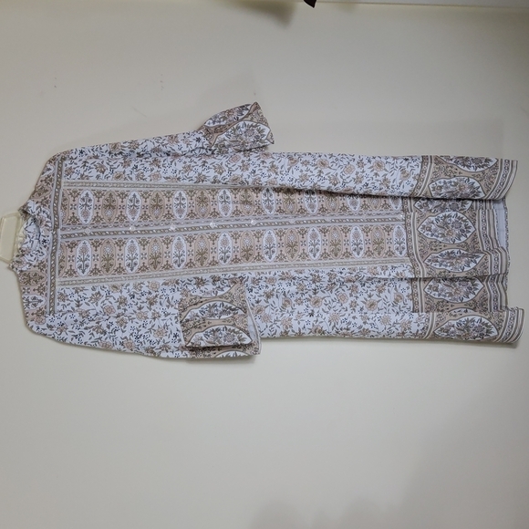 MISSLOOK Dresses & Skirts - Misslook   Tan & White Women's  Wear Size Sm